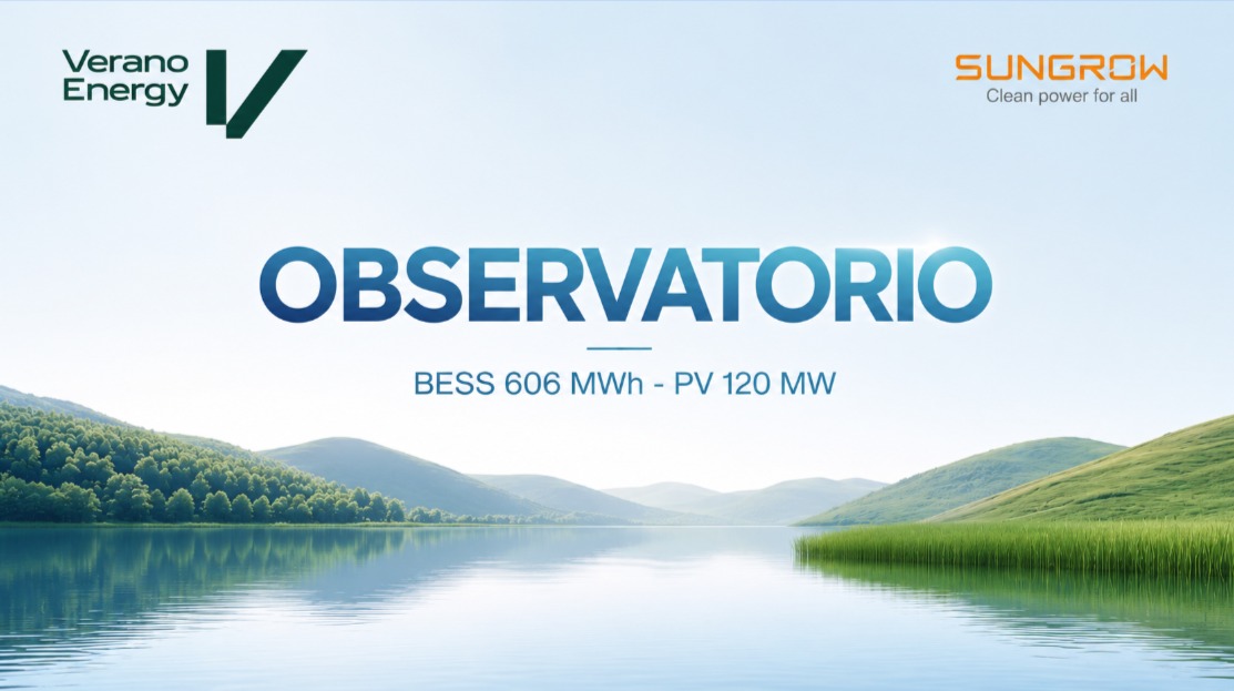 Sungrow to Deliver 606 MWh Energy Storage System for Verano Energy’s Observatorio Project in Chile
