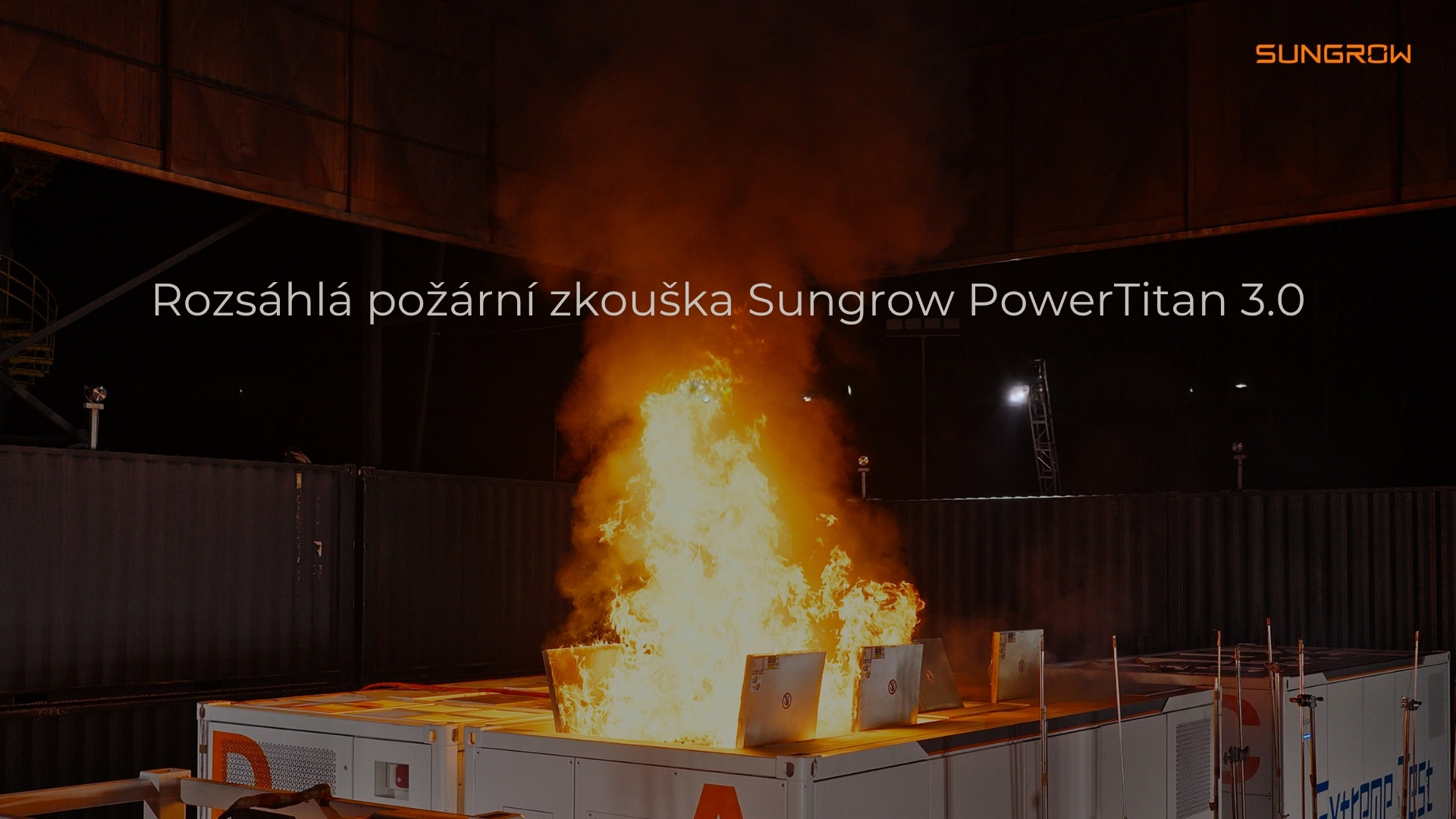PowerTitan 3.0 úspěšně prošel rozsáhlým požárním testem BESS
