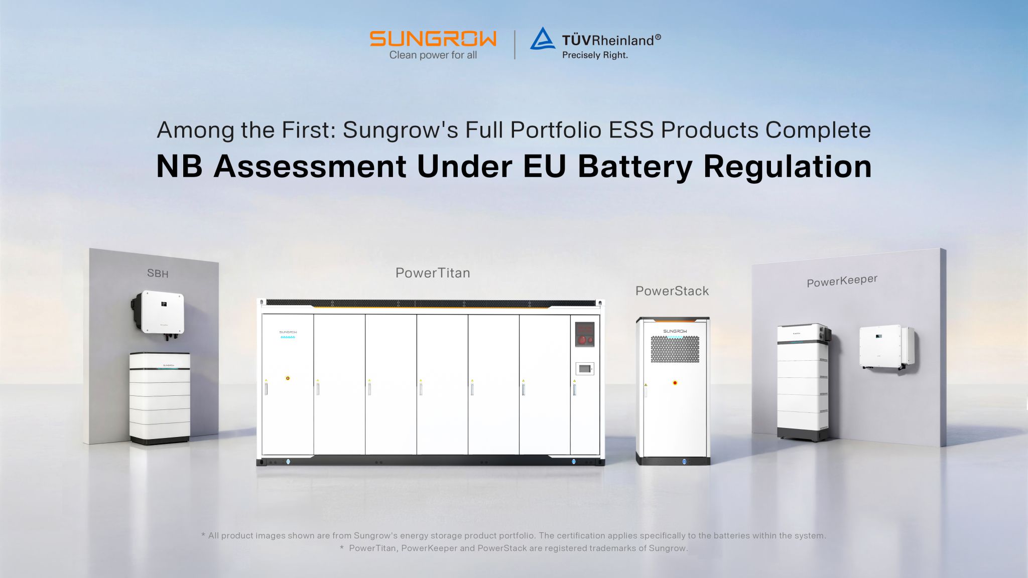 Sungrow parmi les premiers : l’intégralité de son portefeuille de solutions de stockage d’énergie (ESS) a obtenu l’évaluation NB conformément au règlement européen sur les batteries