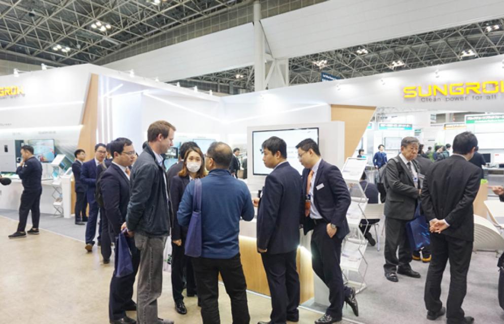 SUNGROW PRESENTS NEW PV INVERTERS AND STORAGE SYSTEMS AT THE 9TH SMART GRID EXPO IN TOKYO | SUNGROW