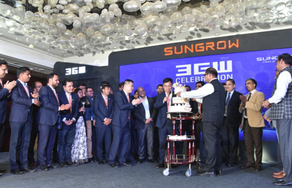 SUNGROW SHIPMENTS IN INDIA HIT 3 GIGAWATTS | SUNGROW