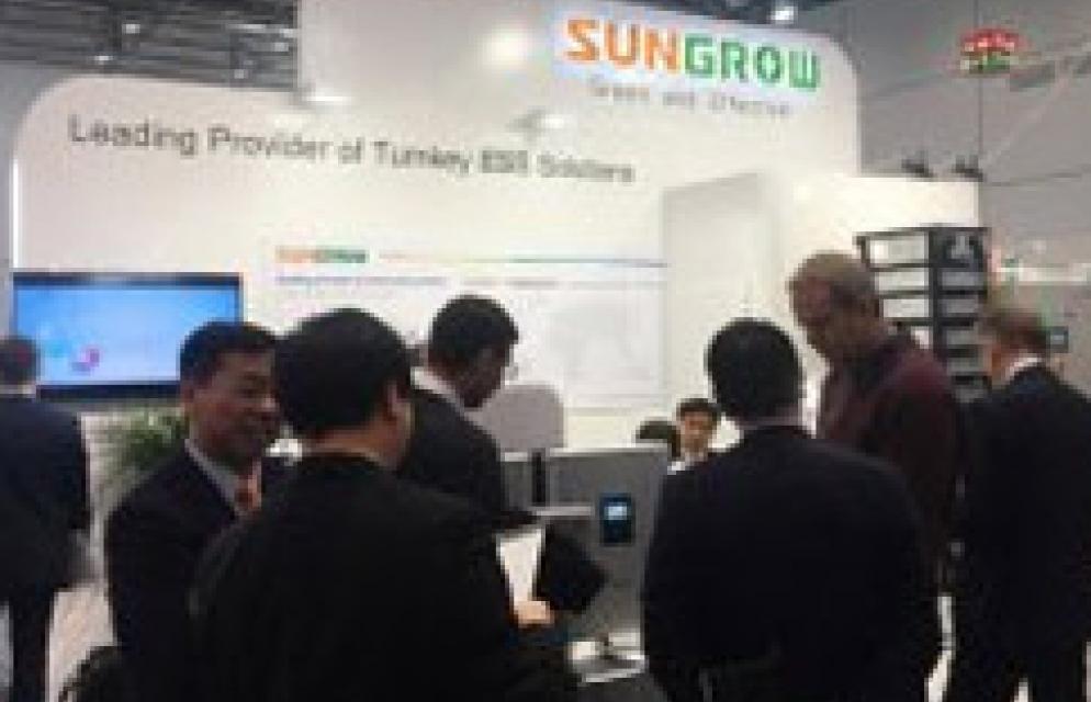 SUNGROW PRESENTED NEW ENERGY STORAGE SOLUTIONS AT ENERGY STORAGE EUROPE | SUNGROW