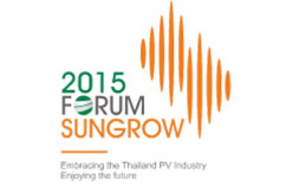 FORUM SUNGROW 2015 KICKS OFF IN BANGKOK, THAILAND | SUNGROW