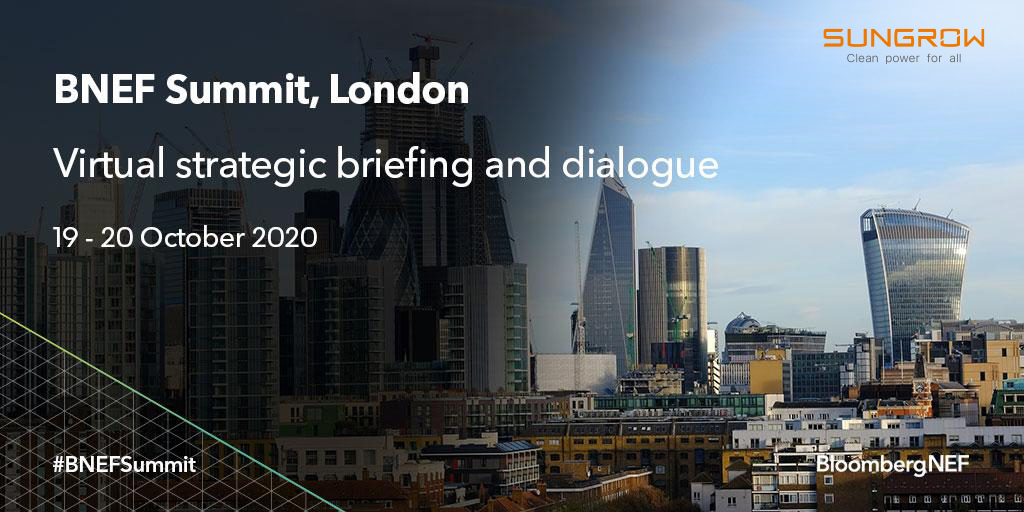 BNEF London Summit2020: Sungrow Spurs the Energy Transition | SUNGROW