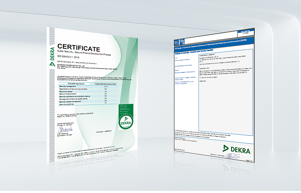 Sungrow Strengthens the Cyber Security with IEC 62443-4-1 International Security Standard CB Certification | SUNGROW