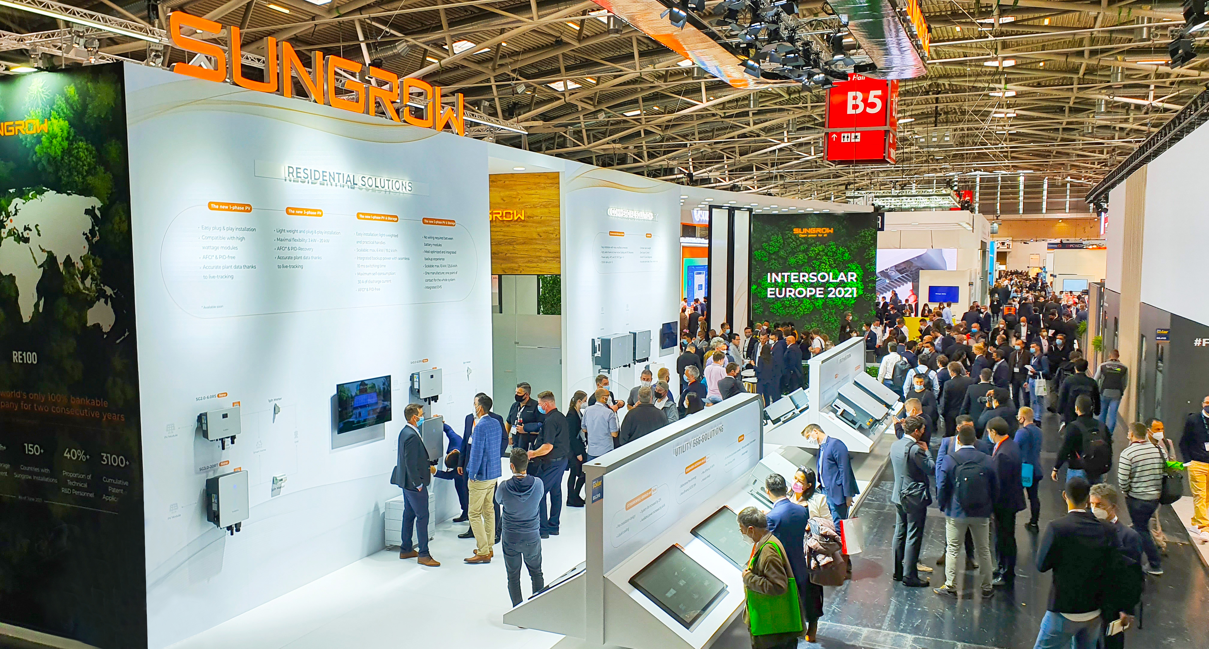 Intersolar Europe 2021: Sungrow Empowers European Market with Brand-new PV and Energy Storage Products Debut | SUNGROW