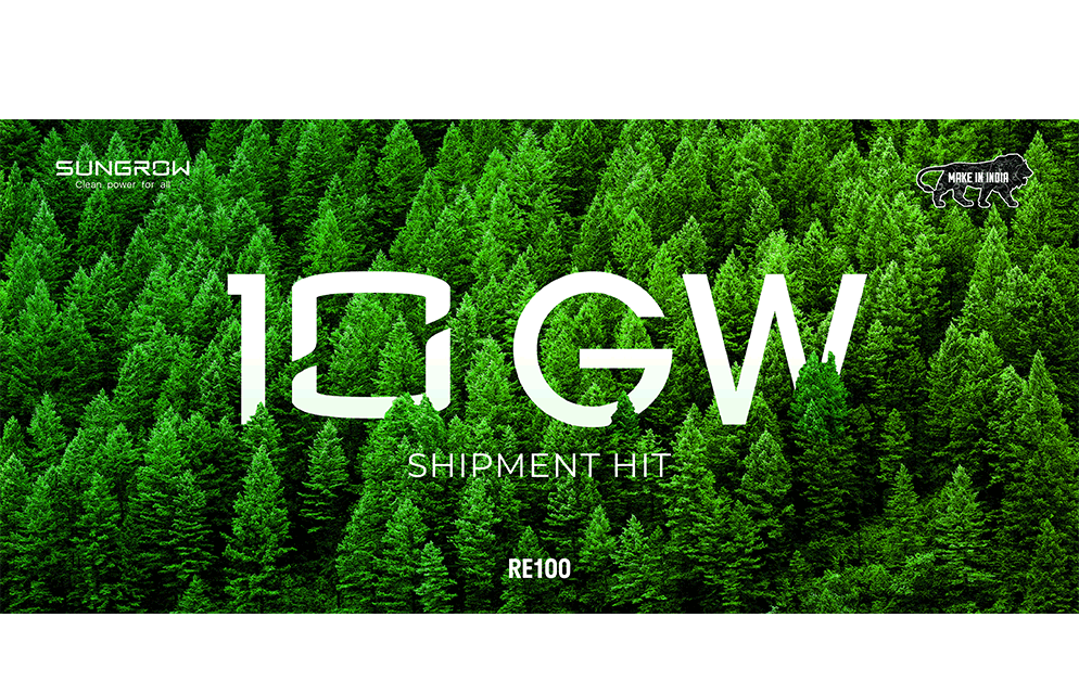 Scaling at a New Height: Sungrow Records 10 GW of PV Inverter Shipments in India | SUNGROW