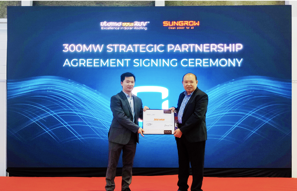 Sungrow Signs 300MW Sales Contract with Utomo SolaRUV During Solartech Indonesia 2022 | SUNGROW