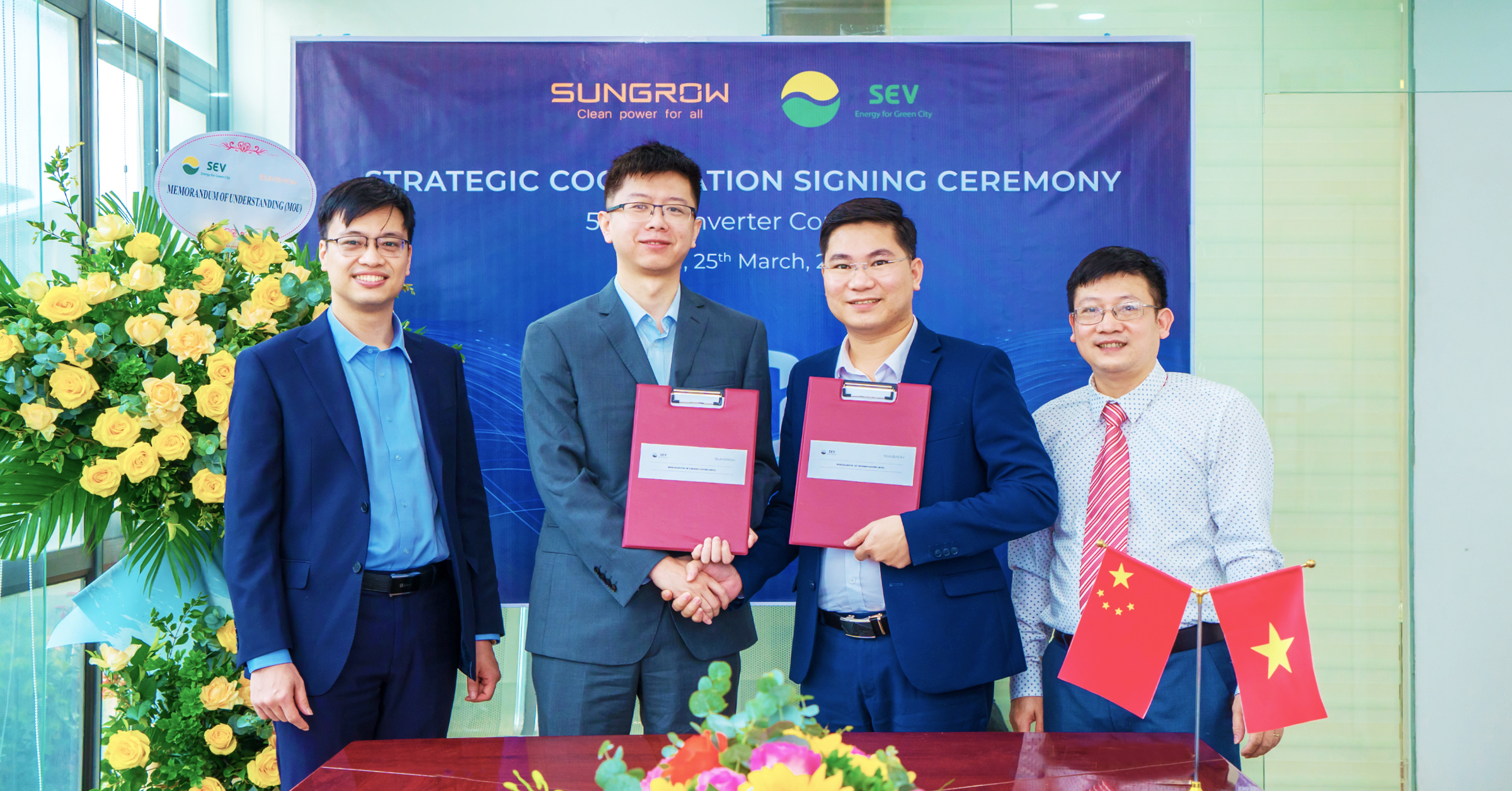 Sungrow and SEV Strengthen Collaboration in Vietnamese Solar Market with a New 50 MW Contract | SUNGROW