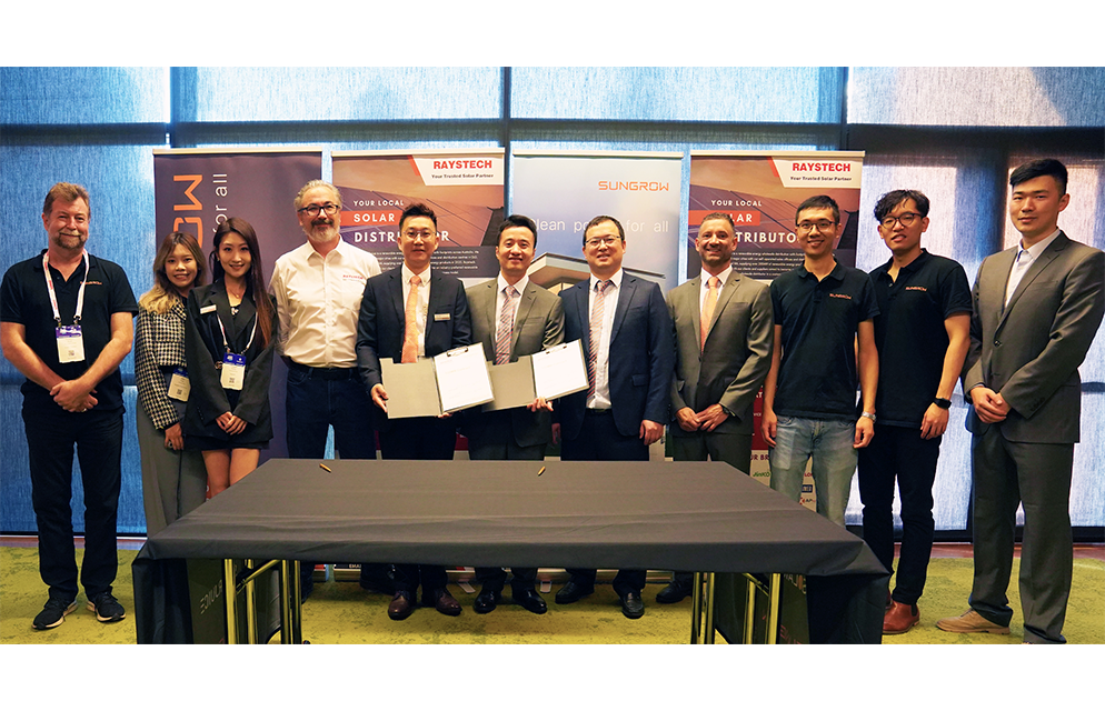 Sungrow Signed 150 MW Distribution Agreement with Raystech Group During Smart Energy Expo 2022 | SUNGROW