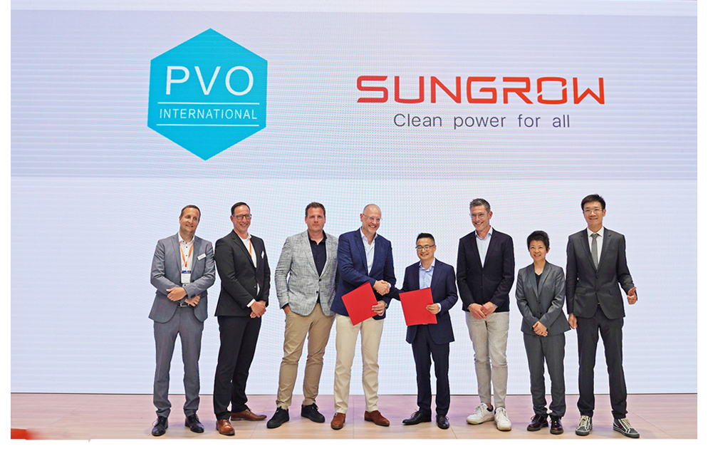 Sungrow Signs a 600 MW Distribution Agreement with PVO International | SUNGROW