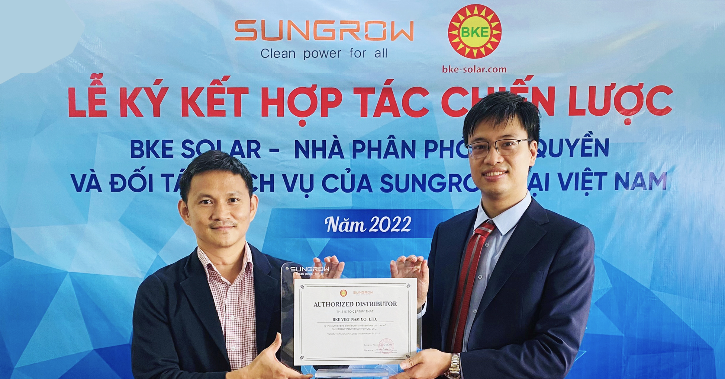 Sungrow Signs BKE as Its Distributor and Service Partner in Vietnam | SUNGROW