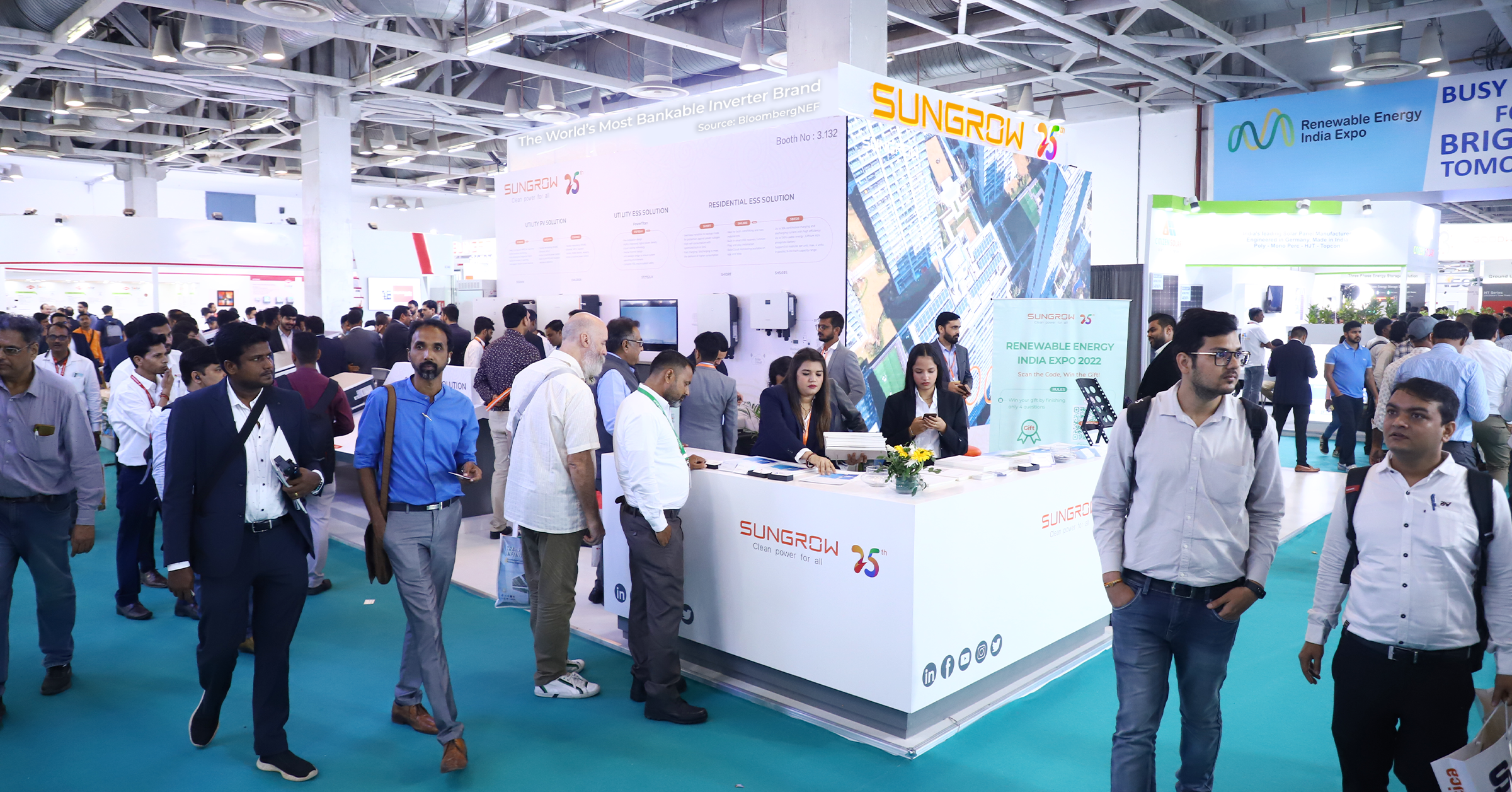 Renewable Energy
India Expo 2022: Sungrow is Quickening India’s Pace to Adopt More Renewable
Energy with Its Industry-Leading Solutions | SUNGROW