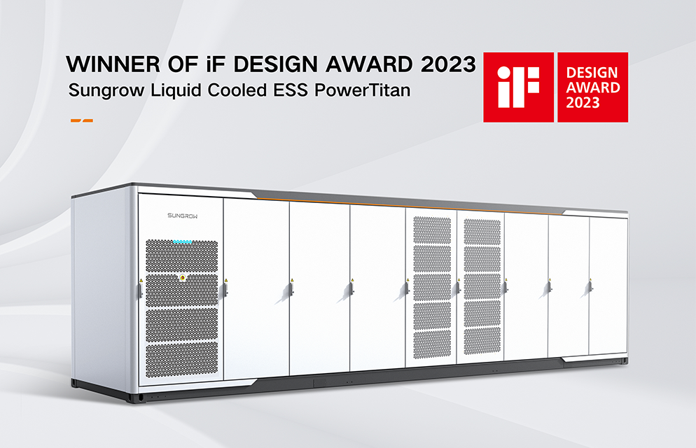 Sungrow Wins the World’s First iF Design Award in Utility-scale Energy Storage System Category | SUNGROW