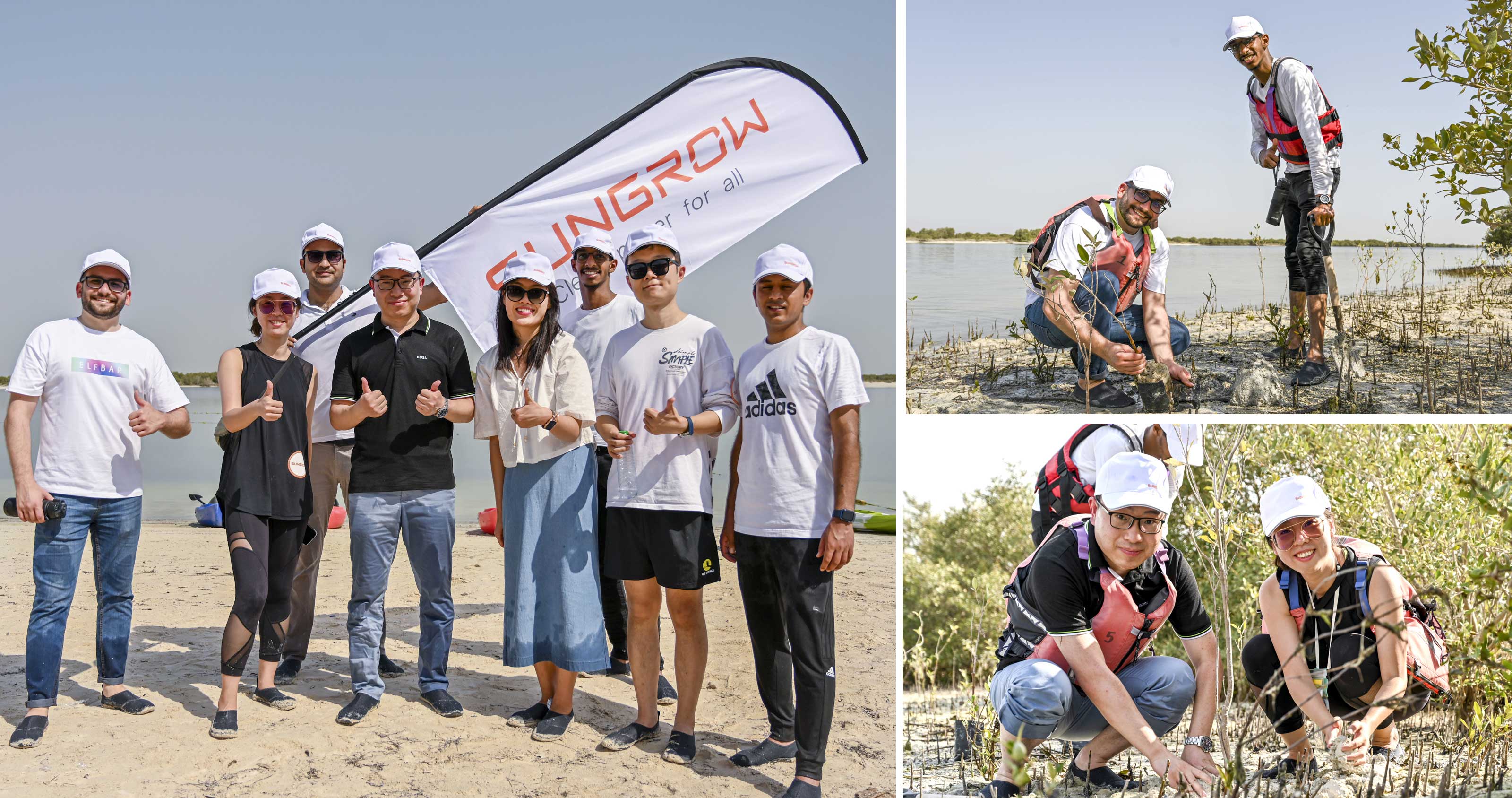 Climate Action towards COP28: Sungrow, Together with Power n Sun, Holds A Mangrove Planting Event in ABU Dhabi to Help Realize the UAE’s ‘Year of Sustainability’ Goal