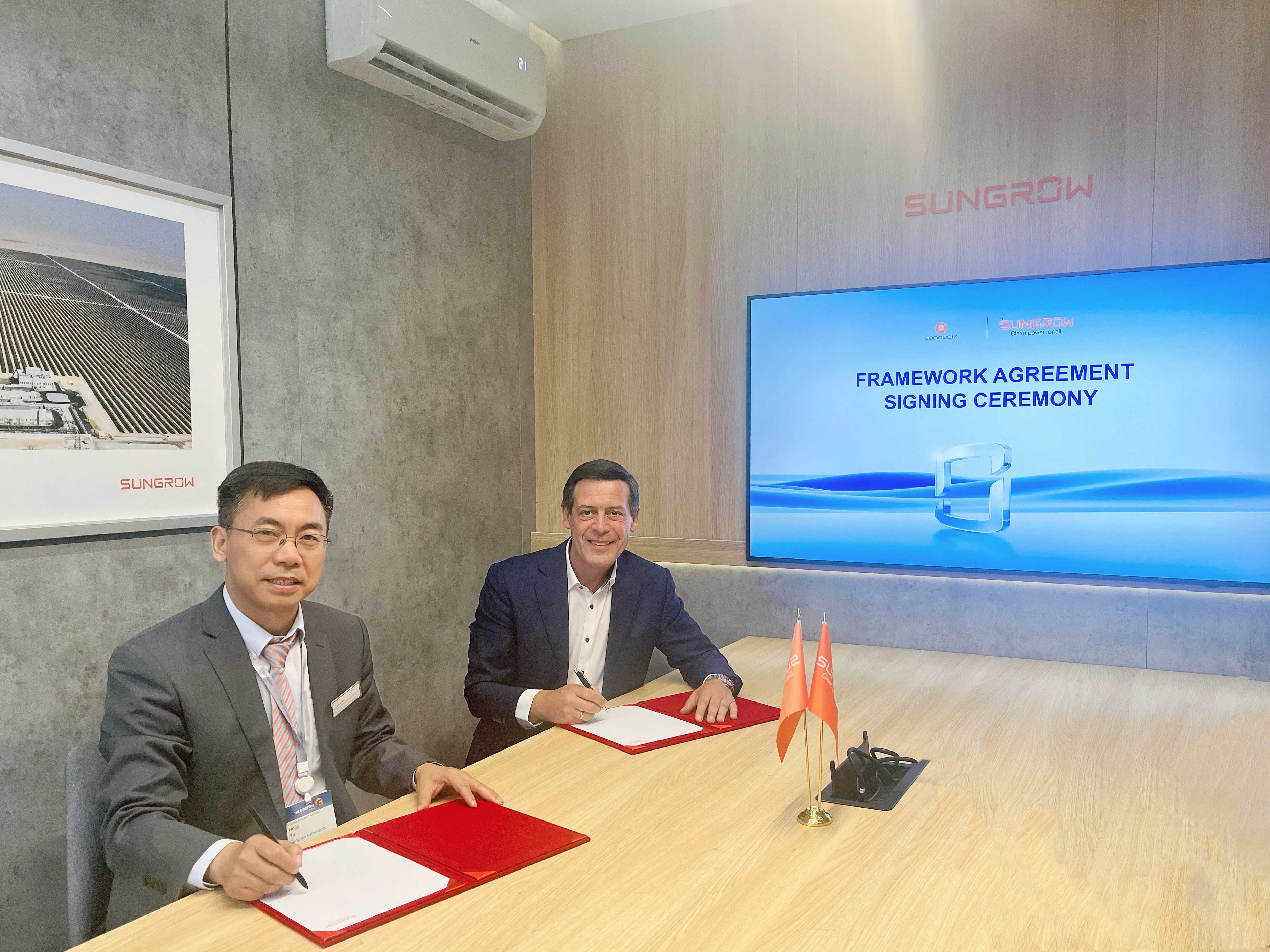 Sungrow and Sonnedix Sign a 750MW Supply Frame Agreement