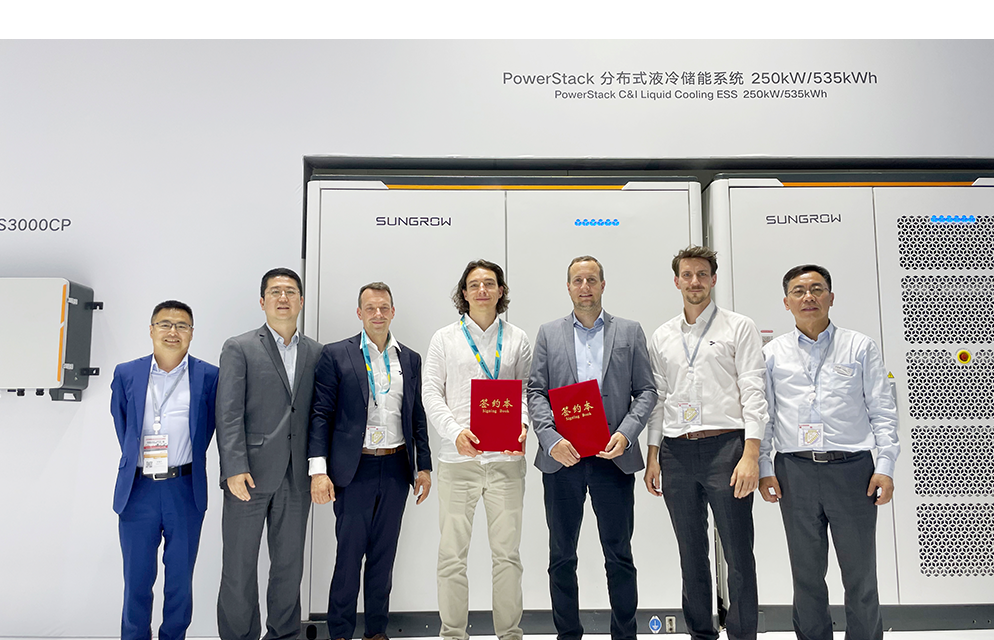 Sungrow and Memodo Sign MOU for A Broader Cooperation on C&I Energy Storage Market