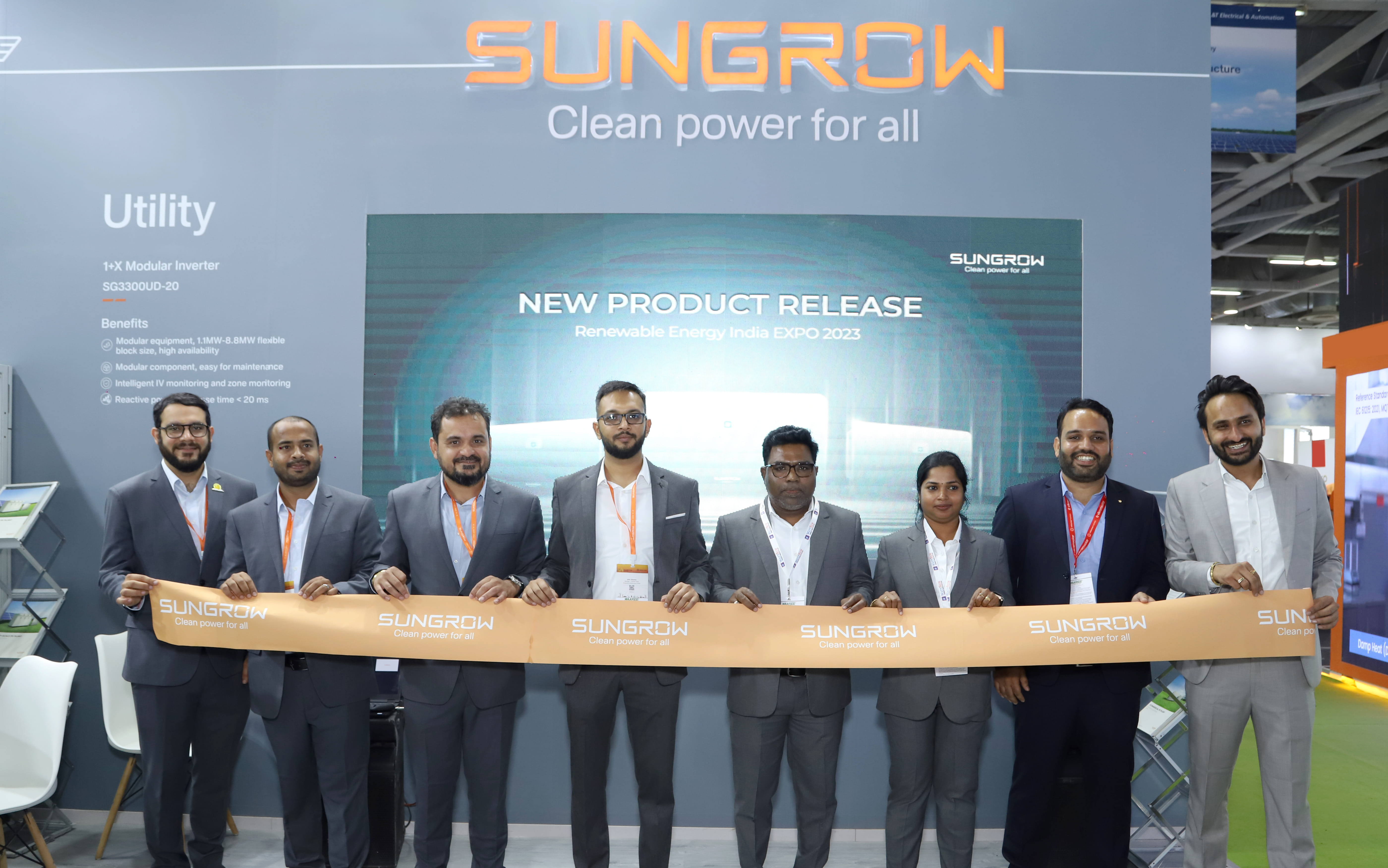 Sungrow Releases New Residential PV Inverter SG5.0RS-L to India Market at REI 2023