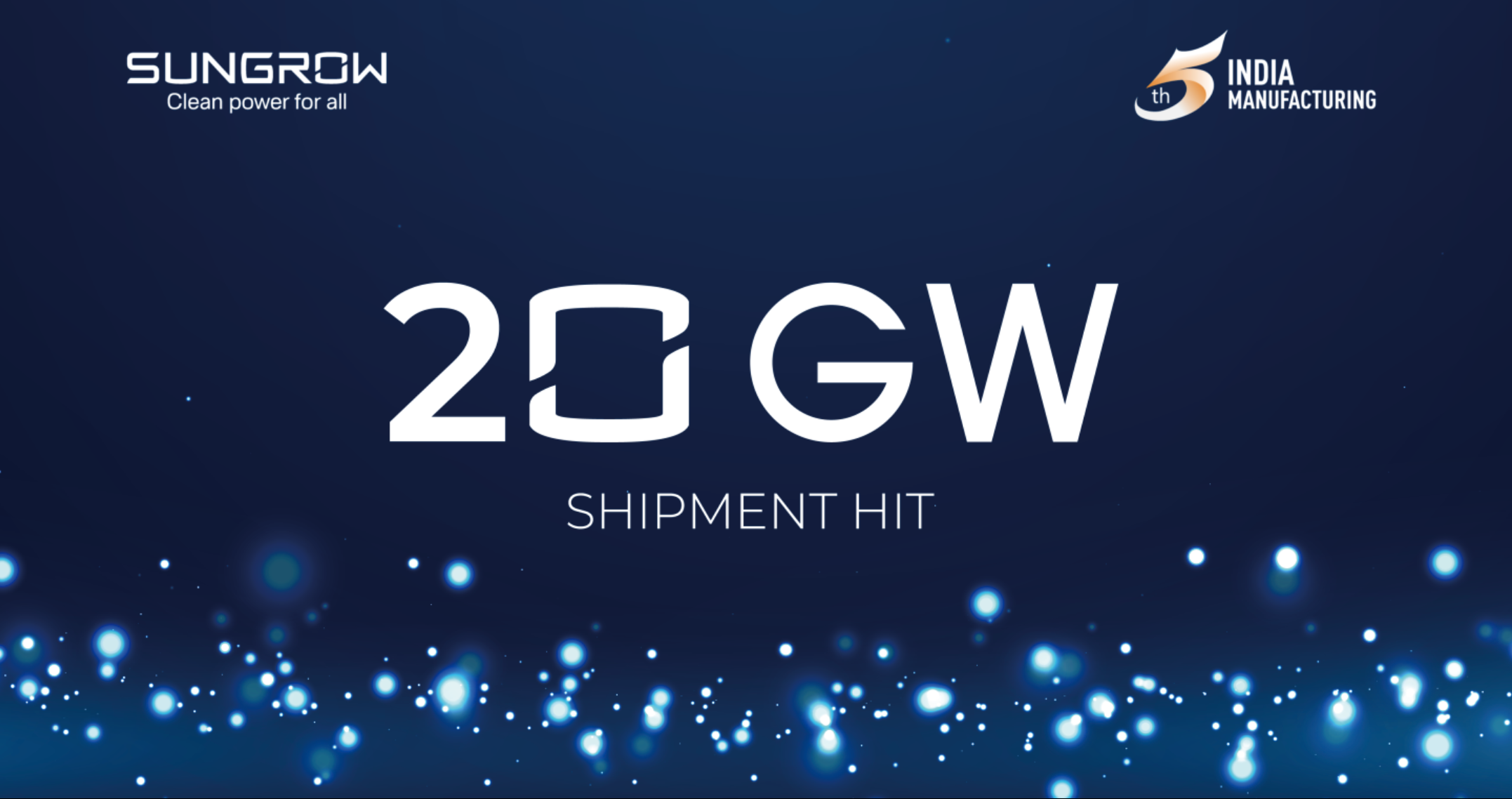 Sungrow Hits 20GW Shipment in India: Providing Pioneer PV Inverters for a Sustainable Future