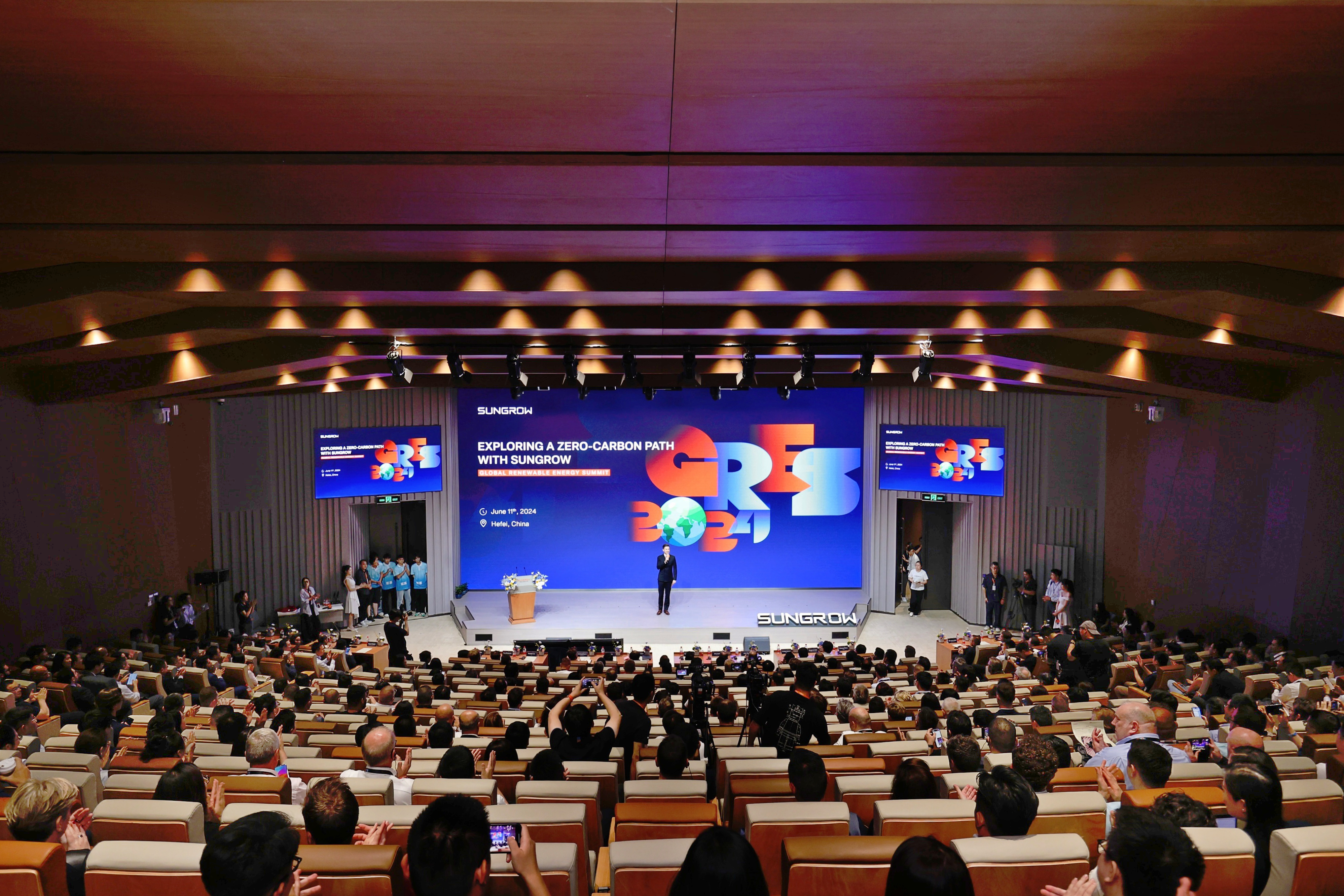 The Inaugural Sungrow GRES 2024 Summit: Charting the Course for the Worldwide Zero-Carbon Transition | SUNGROW