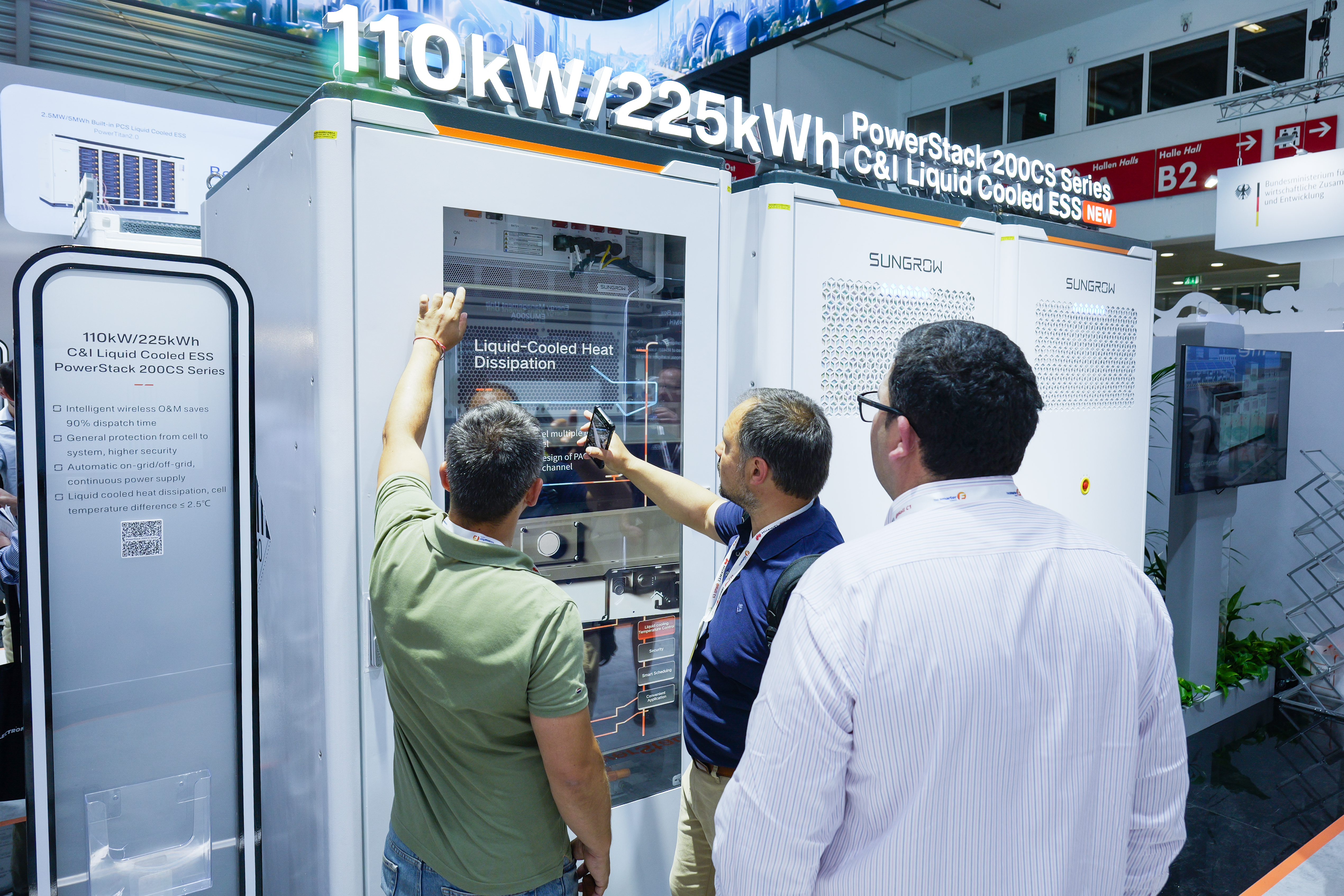 Sungrow Presents its C&I ESS PowerStack 200CS to the European Market | SUNGROW