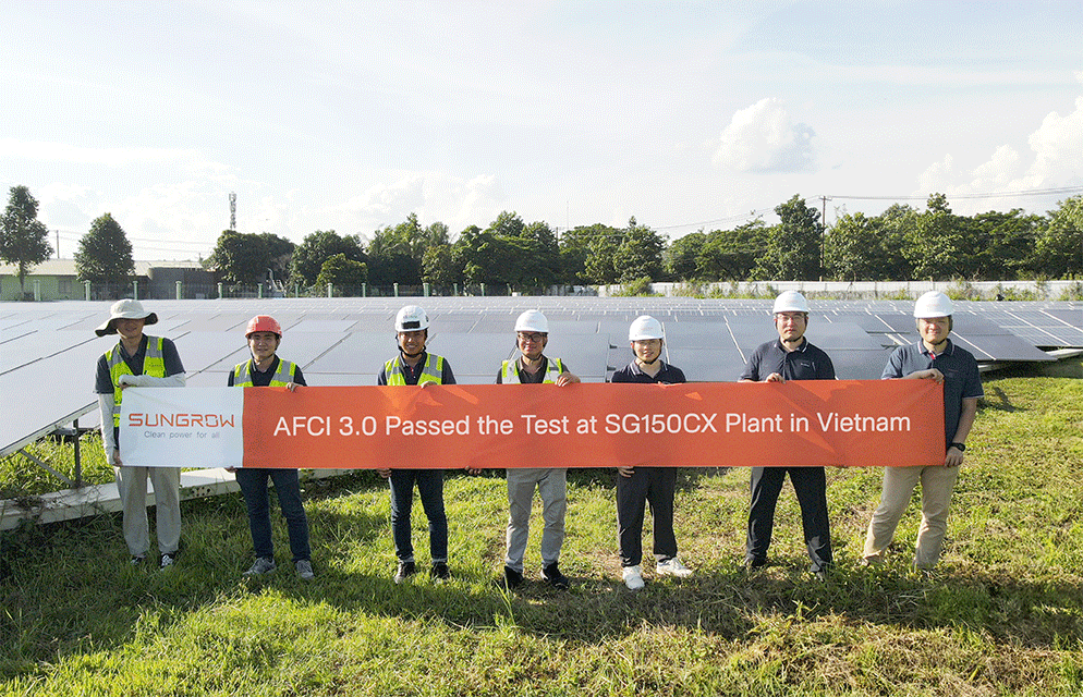 Tested and Proven: Sungrow's AFCI 3.0 Ensures Safety in Large-Scale C&I Power Plants