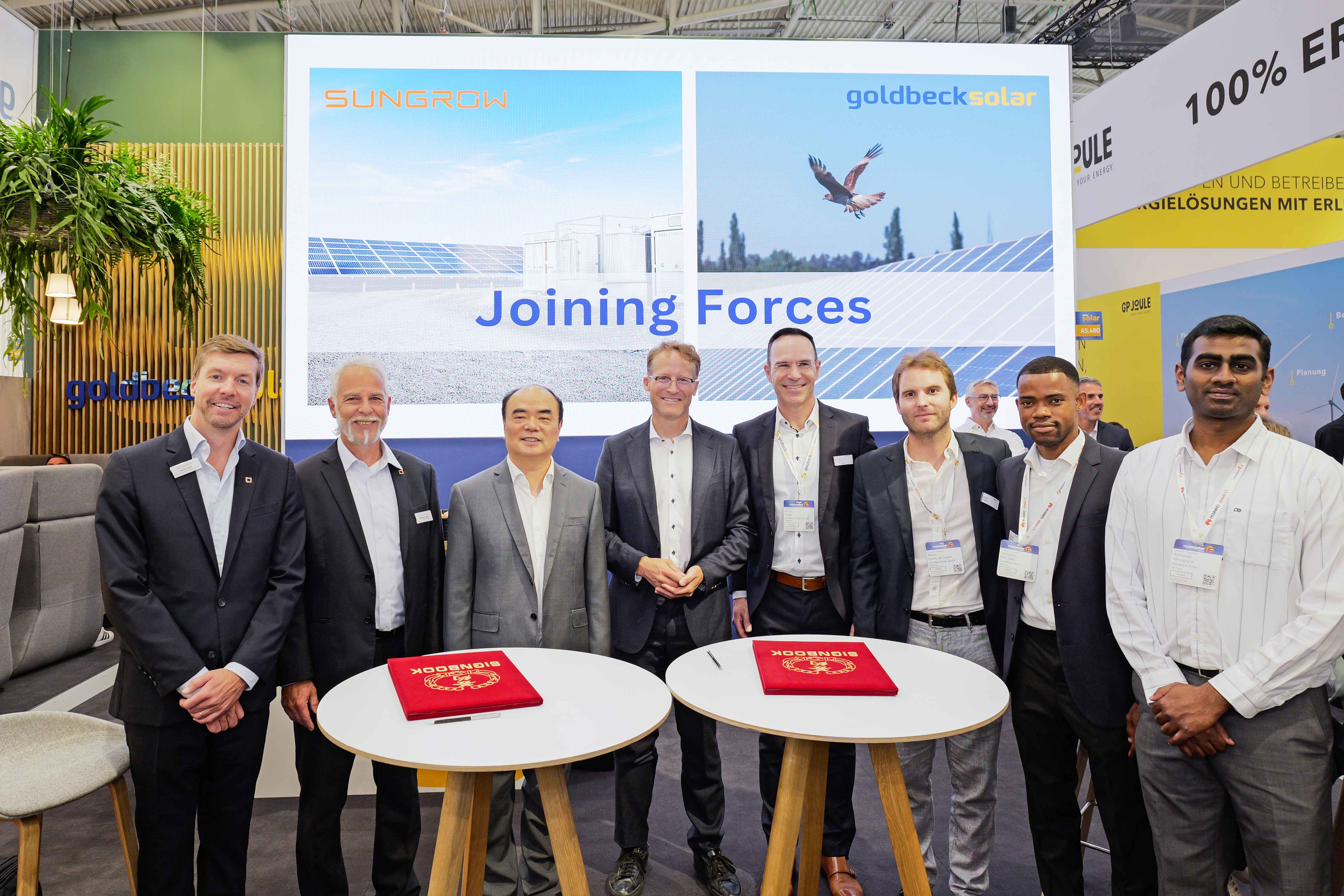 Sungrow and GOLDBECK SOLAR Sign a 400 MW Annual Framework Agreement