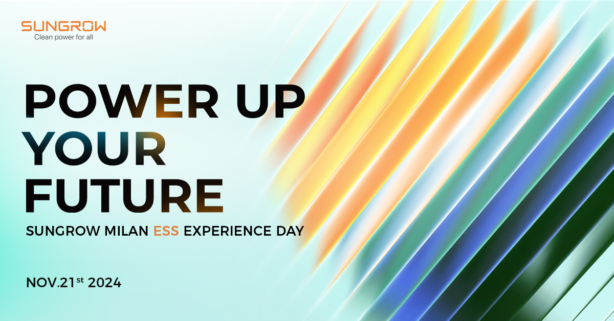Sungrow Sets the Vision for the Future of Energy Storage in Italy at the Power up Your Future, ESS Experience Day