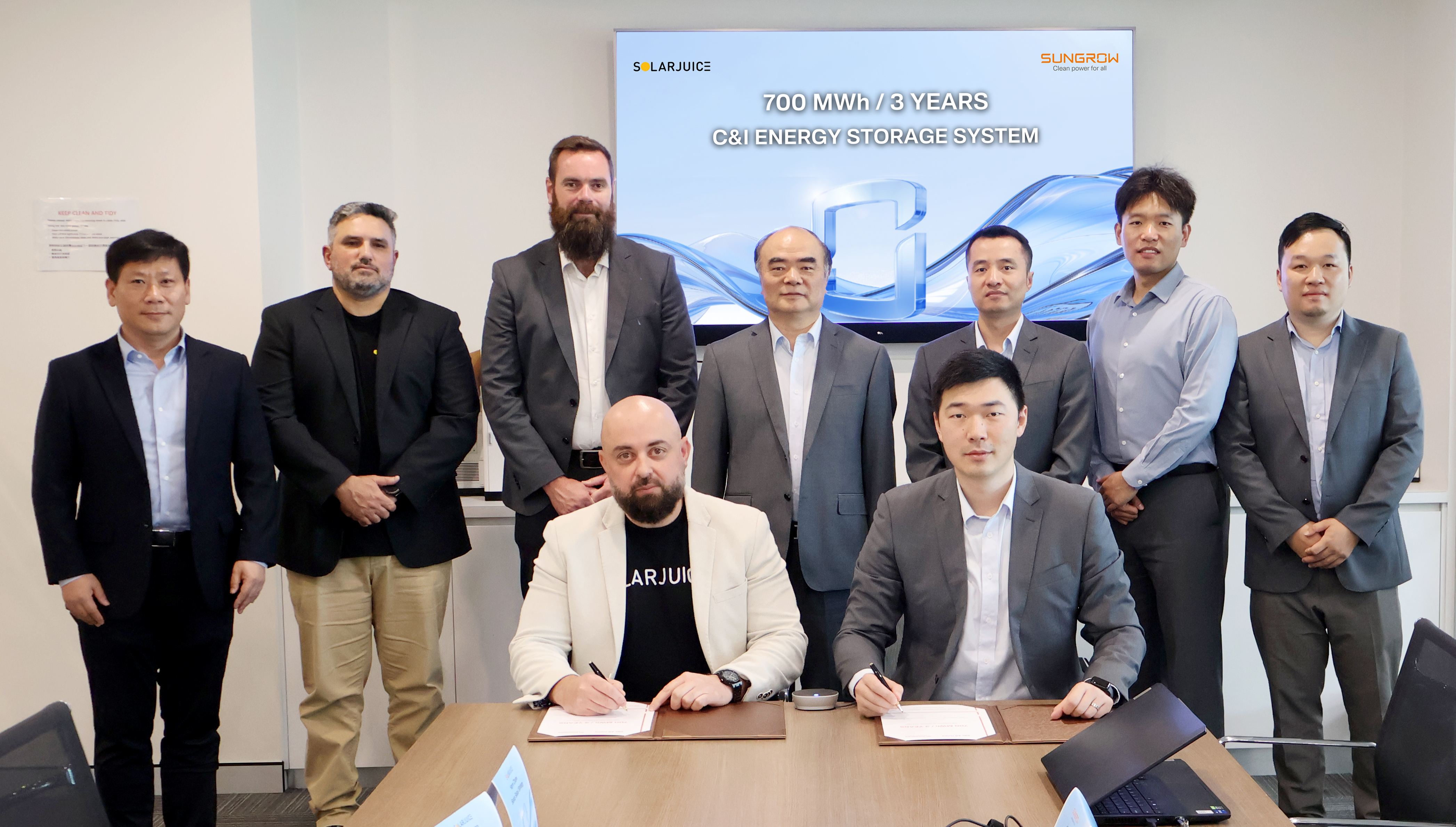 Sungrow Strengthens Australian Market Presence with 1.7GWh of C&I Energy Storage Partnerships with Raystech and Solar Juice