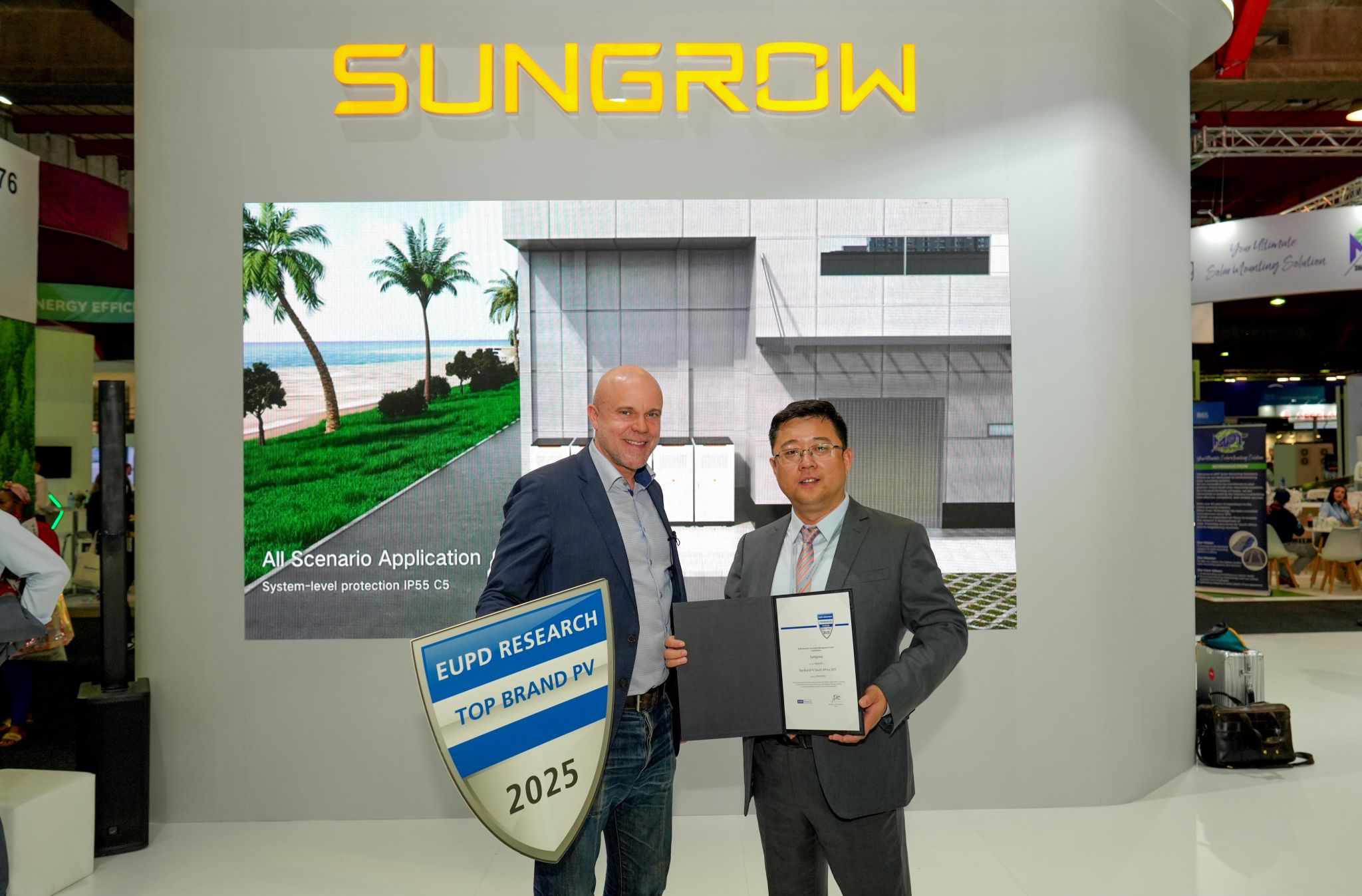 Sungrow wins EUPD Top Brand PV Awards in South Africa andKenya, reinforcing solar market leadership across Africa