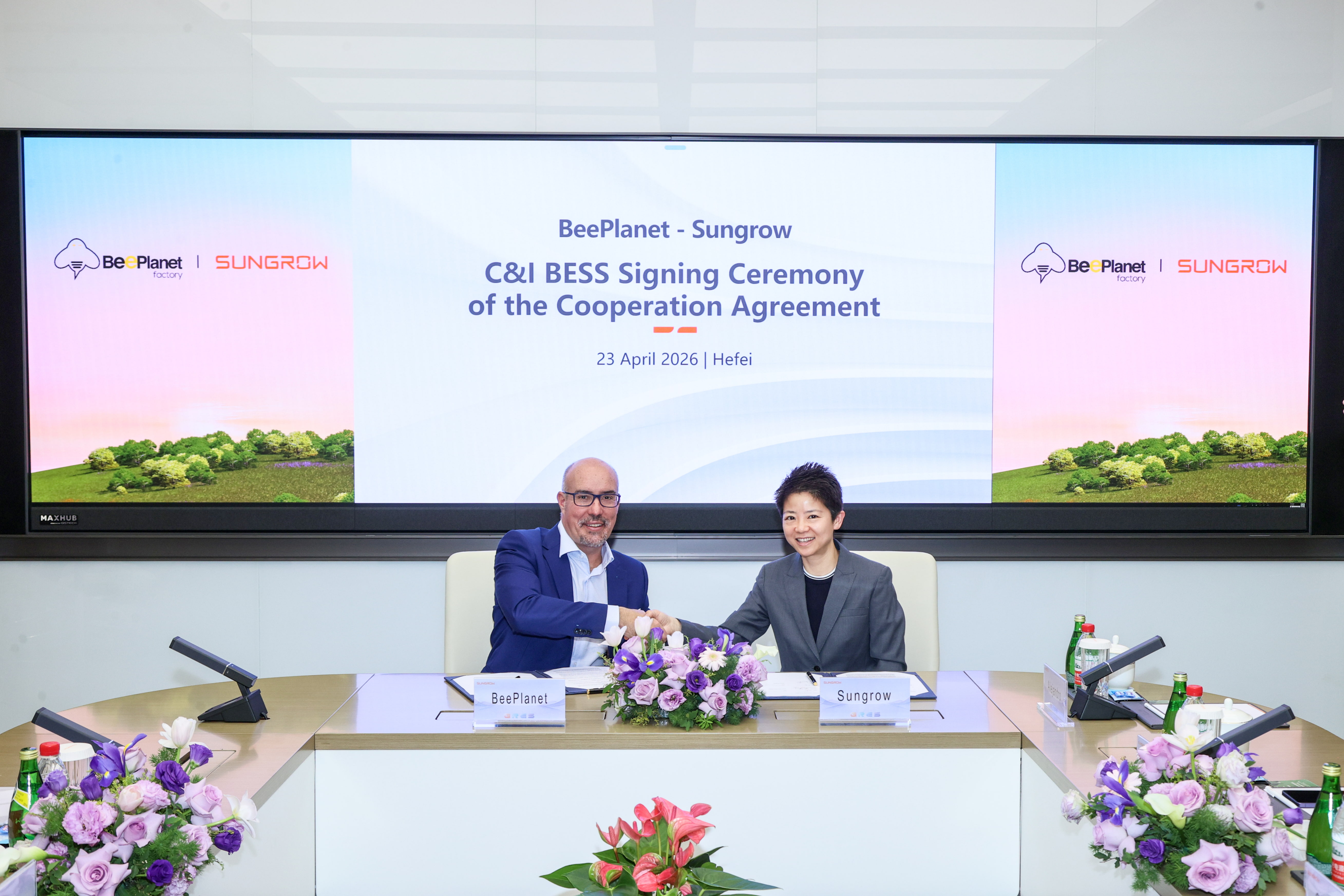 Sungrow y BeePlanet amplían su colaboración estratégica para impulsar el almacenamiento energético en Europa