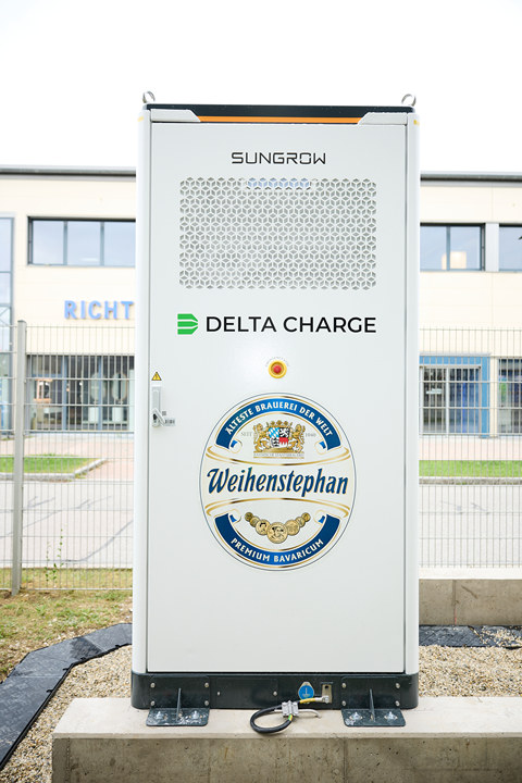 Sungrow und Delta Charge unterstützen E-LKW-Ladelösung in Weihenstephan