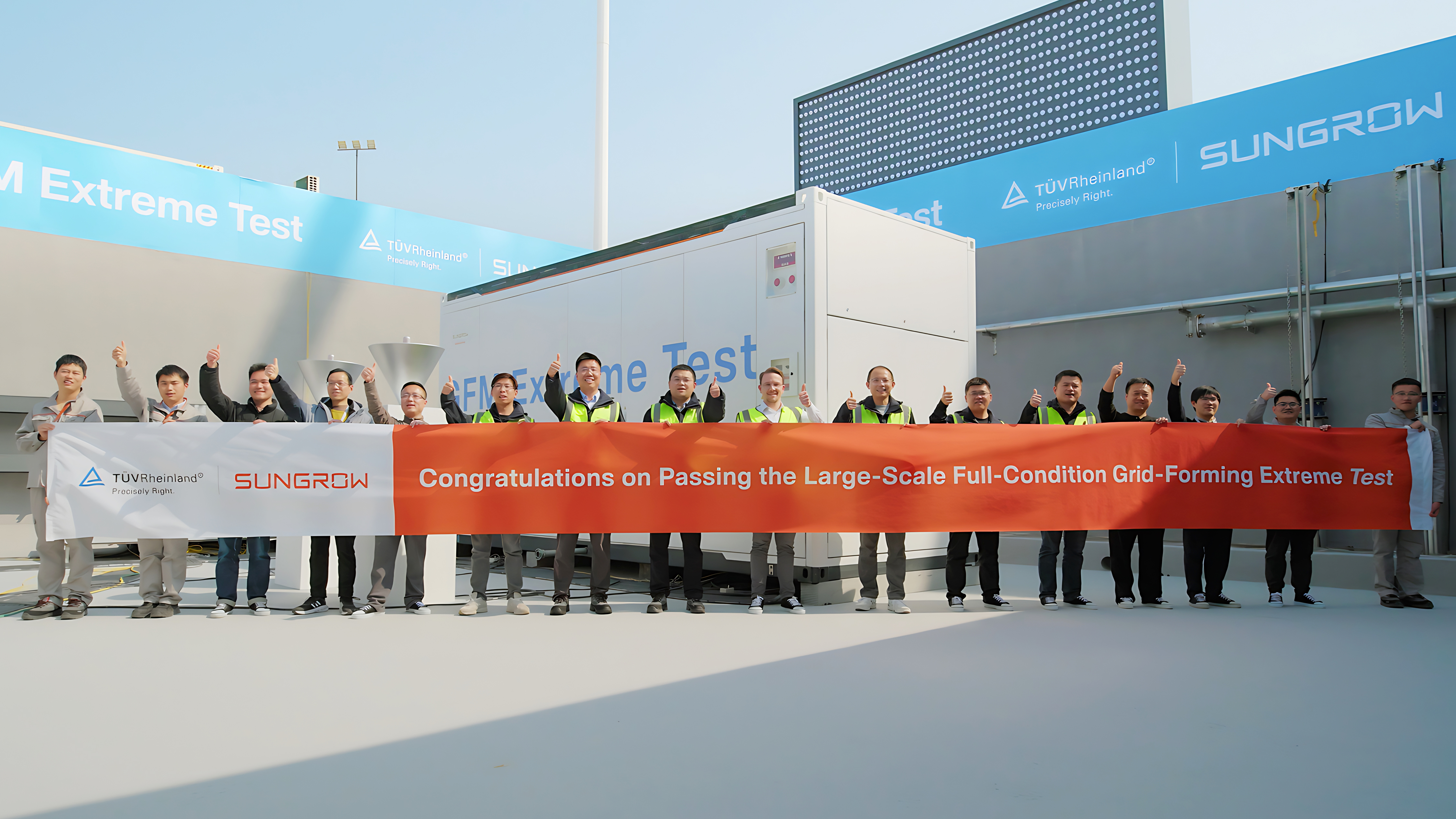Black start en menos de 20 segundos: TÜV certifica por segunda vez la capacidad de grid forming de los sistemas ESS de Sungrow