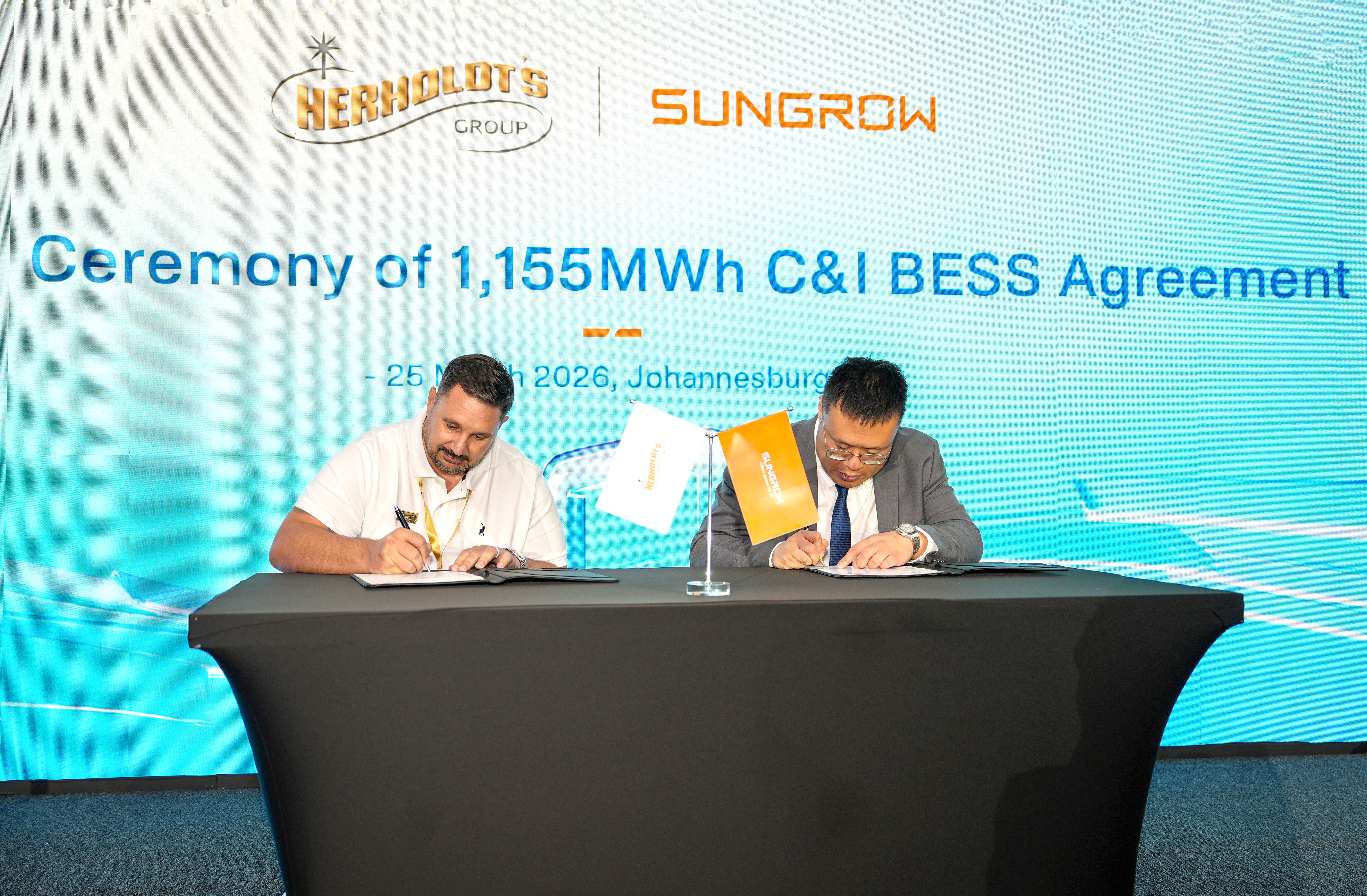 Sungrow Announces 1,155 MWh C&I BESS Partnership in South Africa