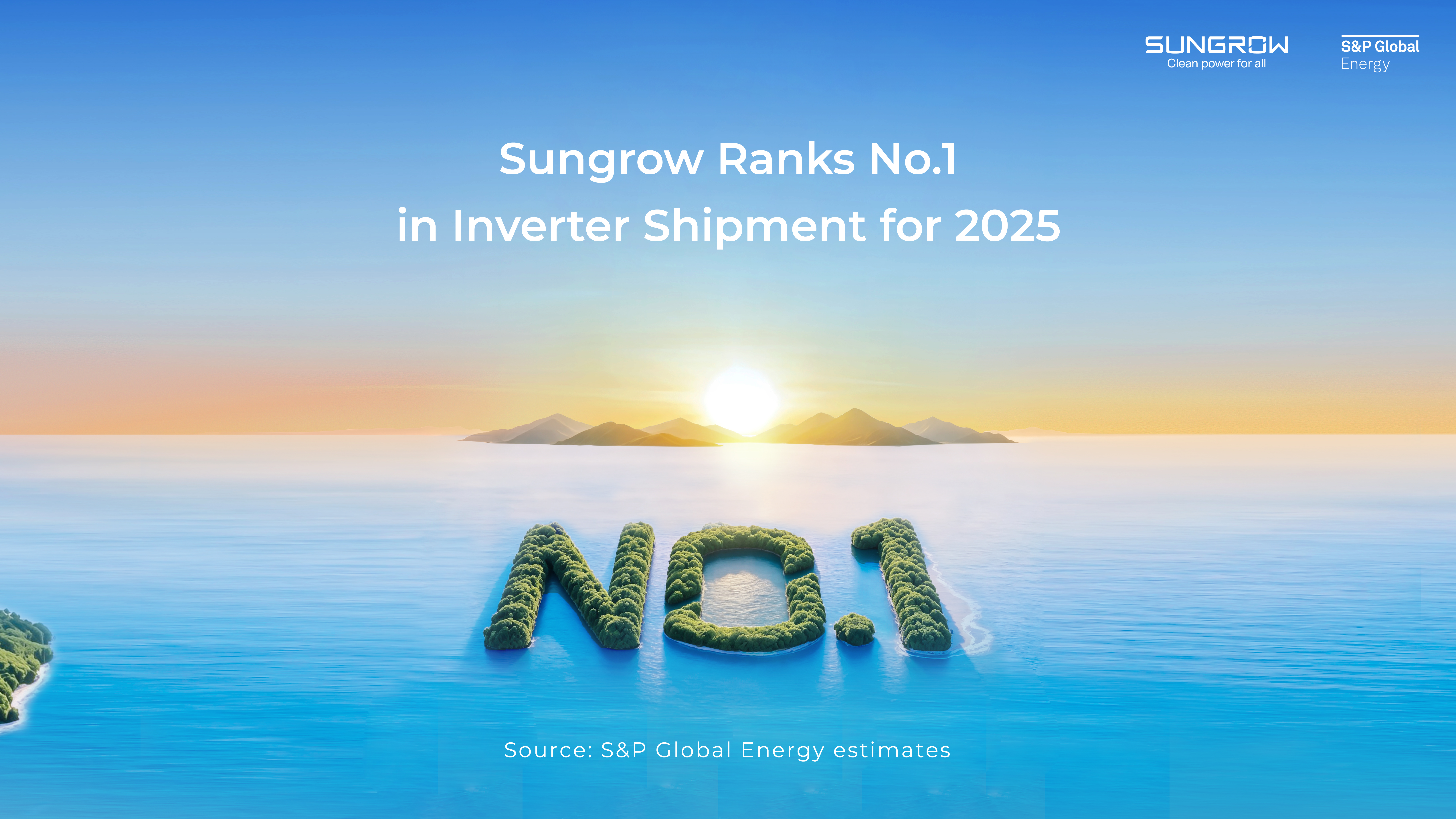 Sungrow Retains No.1 Position in 2025 S&P Global PV Inverter Shipments Rankings