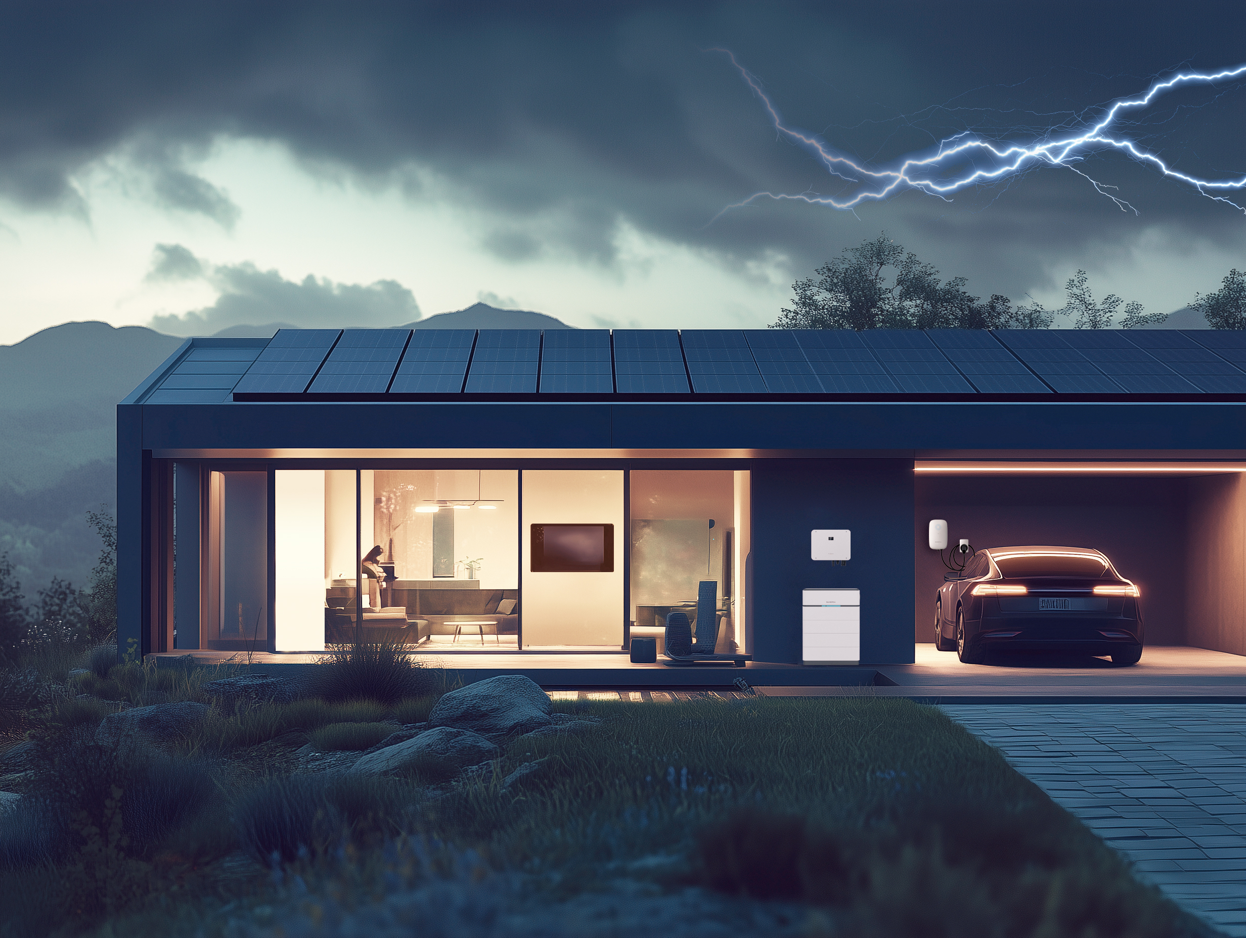 Residential PV + ESS + EV Charging Solution