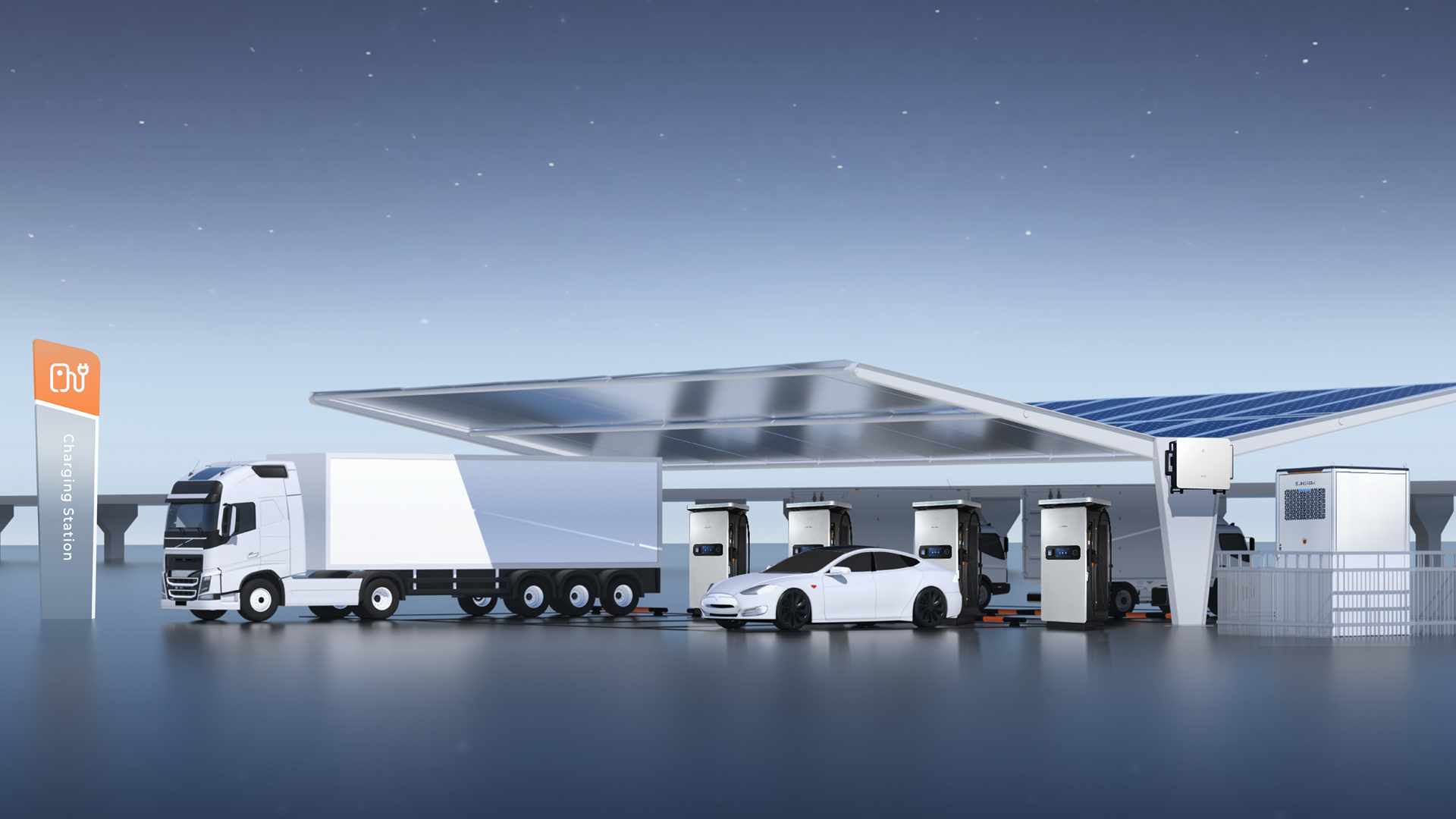 CI-PV + ESS + EV Charging Solution