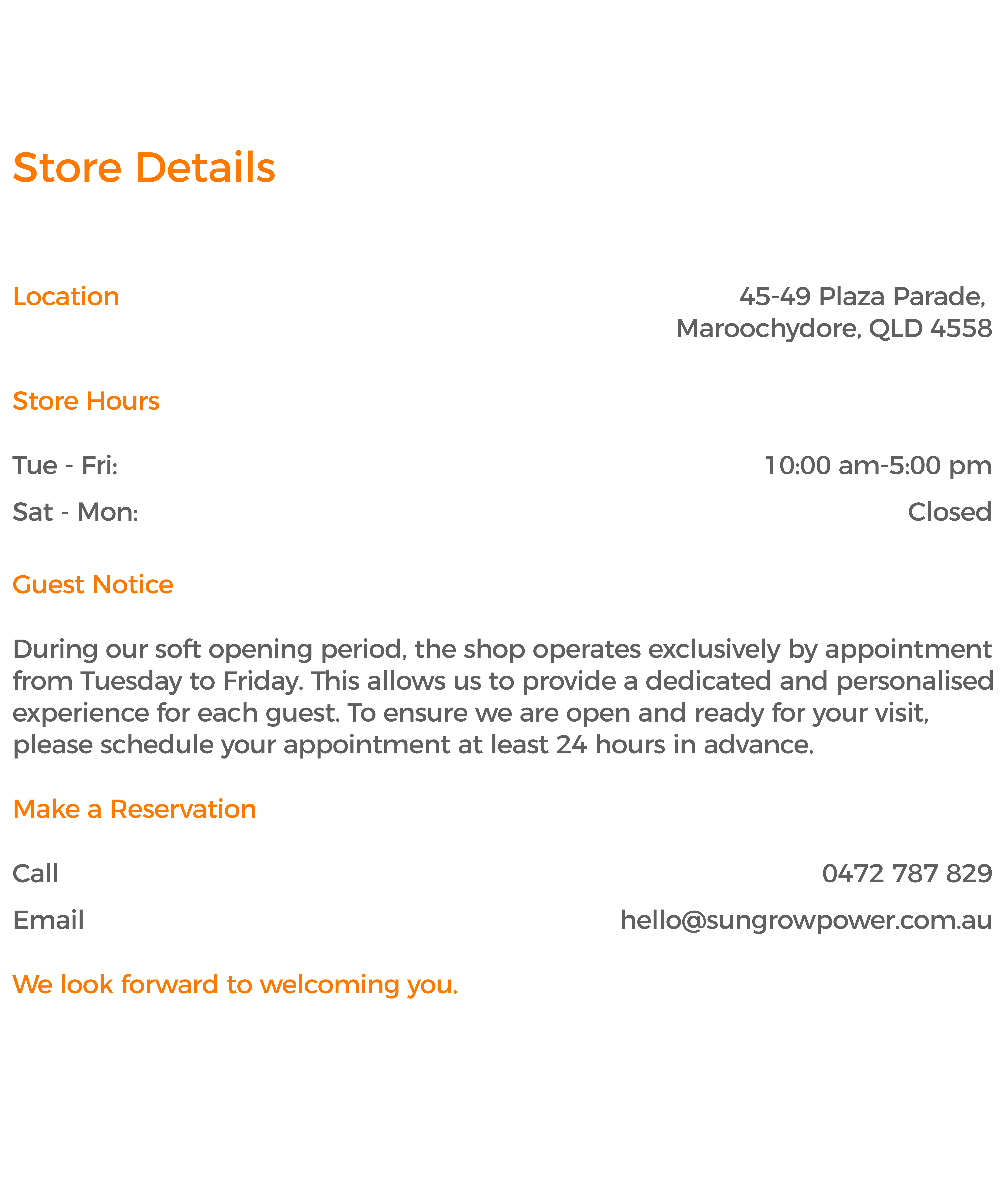 Aus-Sungrow Solar & Battery Experience Hub