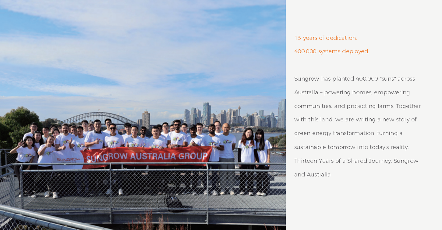 Sungrow in Australia
