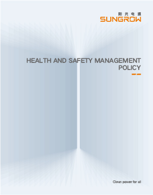 Health and Safety Management Policy
